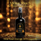 Midas Touch Aura Mist – Luxury Amber, Saffron & Patchouli Prosperity Spray