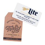 Miller Lite Front/Back/Sleeve Print Long Sleeve T-Shirt - Navy Blue