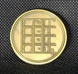 First Pentacle of the Moon Coin – 72 Names of God