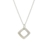 Diamond Sterling Silver Necklace