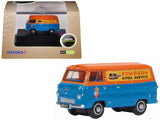 Ford 400E Van RHD (Right Hand Drive) Fordson Super Service Blue and Orange 1/148 (N) Scale Diecast Model Car by Oxford Diecast