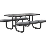 Global Industrial™ Seat Cushion For Picnic Table Benches Gray 2/Pack