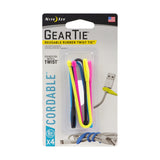 2023 Nite Ize Gear Tie Cordable Twist Tie 6 In., 4 Pack, Assorted, Map: $9.89
