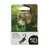 2023 Nite Ize Raddog Collapsible Bowl, Lime, Map: $9.89