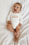 Give Thanks Organic Bodysuit Long Sleeve