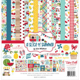 Echo Park Paper Company A Slice of Summer Collection Kit Paper, 12-x-12-Inch