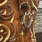 Classic Western Spur Keychain