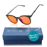 SleepAid Orange Kellyn Blue Light Glasses – Black