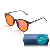 SleepAid Orange Kellyn Blue Light Glasses – Black