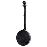 Falcon Series Left-Handed 5-String Quilted Maple Resonator Acoustic-Electric Banjo With Bag