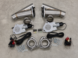 OPEN BOX 2.50" STAINLESS STEEL EXHAUST CUTOUT- DUAL SLIP-FIT