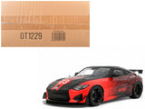 2022 Nissan Z GT4 #23 Black with Red Graphics 2022 SEMA Show 1/18 Model Car by Otto Mobile