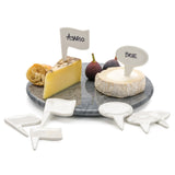 Rsvp Intl Oval Cheese Marker (Set Of 6)