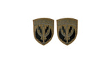 Army Special Operation Command Central w/ Brown Border and Airborne Tab OCP Patch with Hook Fastener (pair)