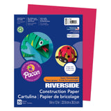 Riverside 3D Construction Paper, Red, 9 x 12, 50 Sheets
