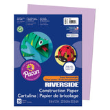Riverside 3D Construction Paper, Lilac, 9 x 12, 50 Sheets