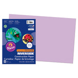 Riverside 3D Construction Paper, Lilac, 12 x 18, 50 Sheets