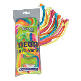 Art Yarn, Neon Colors & White, 50, 10 Strands