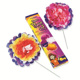 Tissue Flower Kit, 7 Assorted Colors, 10, 7 Flowers
