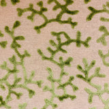 Plutus Sage Reef Apple Green Floral Luxury Throw Pillow Double Sided 20 X 36 King