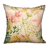 Plutus Underthesea Multi Floral Luxury Throw Pillow Double Sided 16 X 16