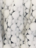 Plutus White With Black Shades Faux Fur Snow Luxury Throw Throw 36W X 60L