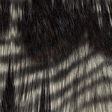 Plutus Porcupine Dark Brown And Beige Faux Fur Luxury Throw Throw 36W X 60L