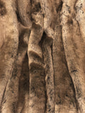 Plutus Tissavel Volga Rabbit Faux Fur Handmade Luxury Throw Throw 36W X 60L