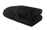 Plutus Black Mink Faux Fur Luxury Throw Throw 36W X 60L