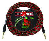 Pig Hog Tartan Plaid Woven Jacket Tour Grade Instrument Cable, 10-Foot