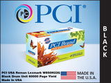 PCI Brand ECO-Friendly Reman Lexmark W850H22G Black Drum Unit 60000 Page Yield for Lexmark W850, W850dn, W850n. Made in the USA.
