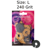 STALEKS PRO EXPERT UMBRELLA PODODISC RINGLIKE DISPOSABLE FILES SIZE L 25 MM DIAMETER REFILL PADS FOR PEDICURE DISC 50 PCS PDFR-25- STALEKS™