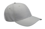 Adams Club House- Moisture Wicking Microfiber Ball Cap With Mesh Back Panels - Pe105 Grey Osfm