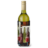 Caroline'S Treasures Red Wine By Pedrina Sutton Bottle Koozie Hugger, 750Ml, Multicolor