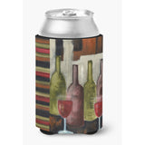 Caroline'S Treasures Pet216Acc Red Wine By Petrina Sutton Can Or Bottle Hugger, Multicolor