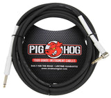 Pig Hog 18.5-Foot 1/4-In - 1/4-In Right Angle 8Mm Tour Grade Instrument Cable