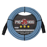 Pighog Hex Series Mic Cables 15Ft,Daphbl