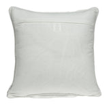 Parkland Collection Noma Transitional Grey And White Pillow Cover With Poly Insert