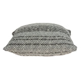 Parkland Collection Bella Transitional Grey Pillow Cover With Poly Insert