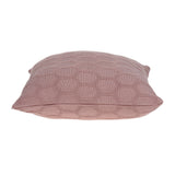 Parkland Collection Diani Transitional Pink Pillow Cover With Poly Insert