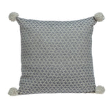 Parkland Collection Allegro Transitional Ivory Throw Pillow