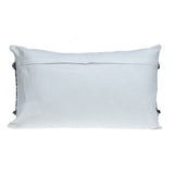 Parkland Collection Quest Transitional White Throw Pillow