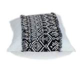 Parkland Collection Quest Transitional White Throw Pillow
