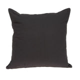 Parkland Collection Lolu Transitional Grey Pillow Cover With Poly Insert
