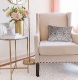 Parkland Collection Senza Transitional Champagne Pillow Cover With Poly Insert