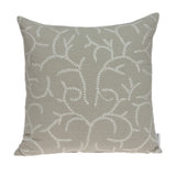 Parkland Collection Nabia Transitional Beige Pillow Cover With Poly Insert