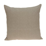 Parkland Collection Arlene Traditional Tan Pillow Cover With Poly Insert
