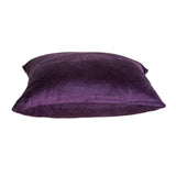 Parkland Collection Alba Transitional Purple Solid Pillow Cover With Poly Insert