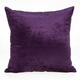 Parkland Collection Alba Transitional Purple Solid Pillow Cover With Poly Insert