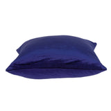 Parkland Collection Topaz Transitional Royal Blue Solid Pillow Cover With Poly Insert